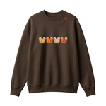 Chaotic Club Embroided Magical Mouse Ears Pumpkin Patch Custom Collarbone Sweatshirt