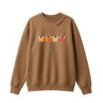 Chaotic Club Embroided Magical Mouse Ears Pumpkin Patch Custom Collarbone Sweatshirt