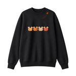 Chaotic Club Embroided Magical Mouse Ears Pumpkin Patch Custom Collarbone Sweatshirt