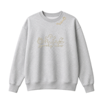 Chaotic Club Embroided Spooky Vibes Doodle Art Ghost Pumpkin Custom Name Crewneck Sweatshirt