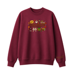 Chaotic Club Embroided Stars Hollow Connecticut Lukes Diner Dragonfly Inn Crewneck Sweatshirt