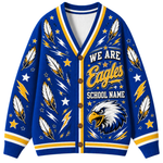 Chaotic Club Feather Headdress Spirit Mascot Cardigan