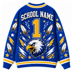 Chaotic Club Feather Headdress Spirit Mascot Cardigan