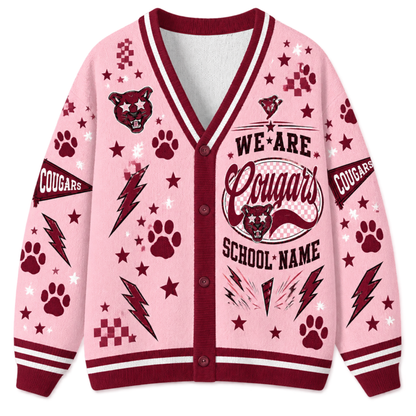Chaotic Club Feather Headdress Spirit Mascot Cardigan