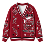 Chaotic Club Feather Headdress Spirit Mascot Cardigan