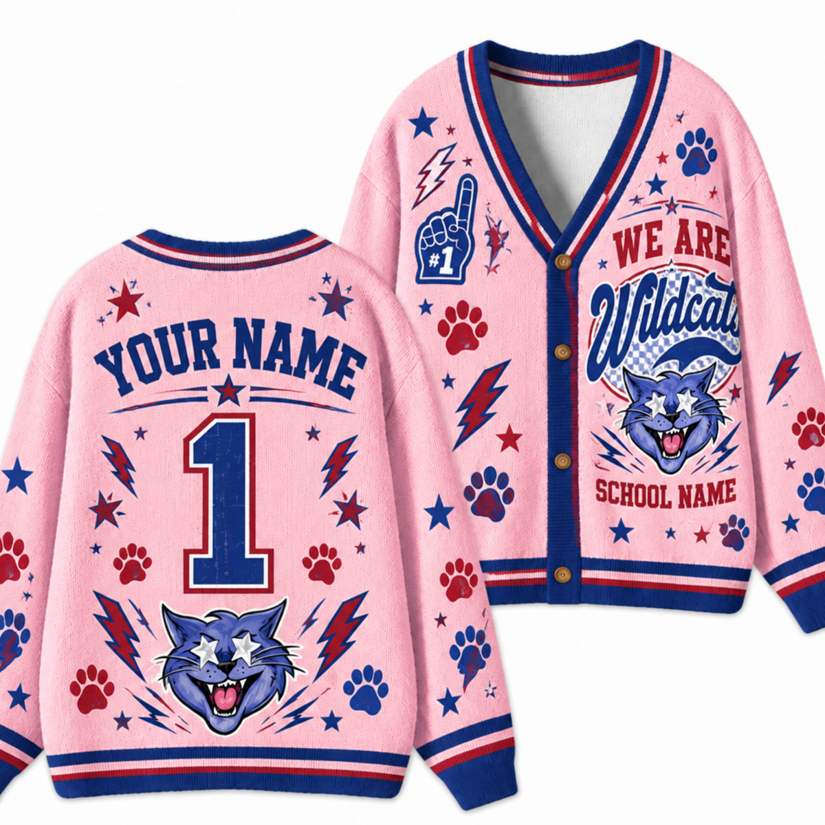 Chaotic Club Feather Headdress Spirit Mascot Cardigan