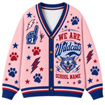 Chaotic Club Feather Headdress Spirit Mascot Cardigan