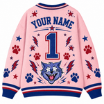 Chaotic Club Feather Headdress Spirit Mascot Cardigan