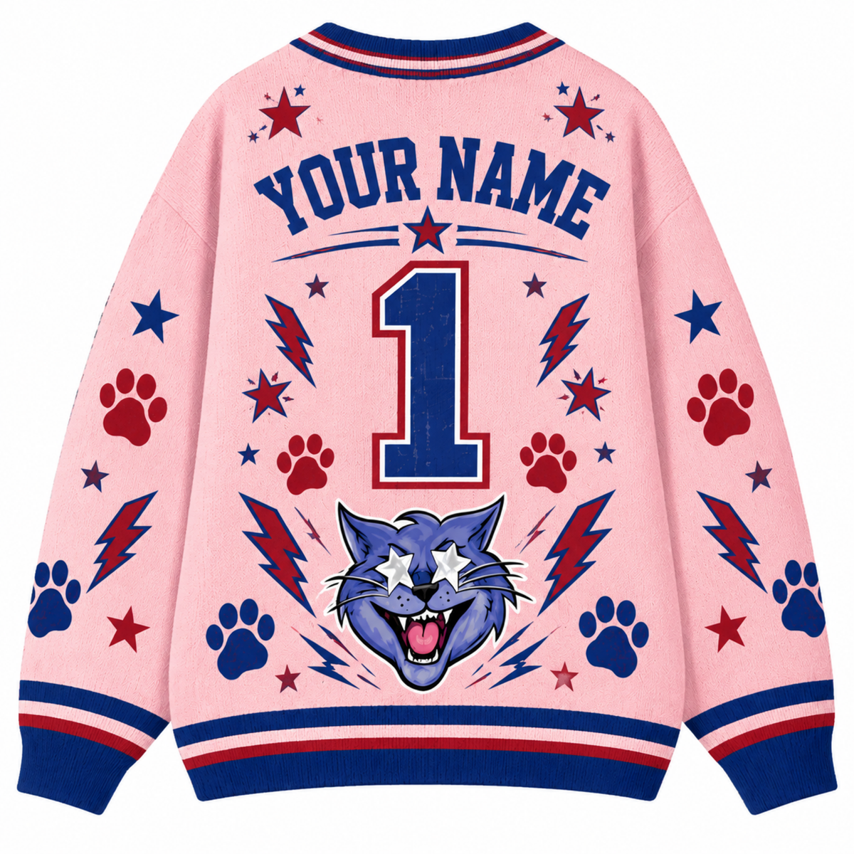 Chaotic Club Feather Headdress Spirit Mascot Cardigan