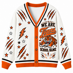 Chaotic Club Feather Headdress Spirit Mascot Cardigan