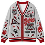 Chaotic Club Feather Headdress Spirit Mascot Cardigan