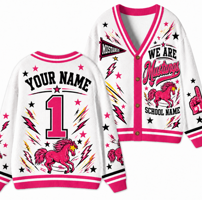 Chaotic Club Feather Headdress Spirit Mascot Cardigan