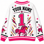 Chaotic Club Feather Headdress Spirit Mascot Cardigan