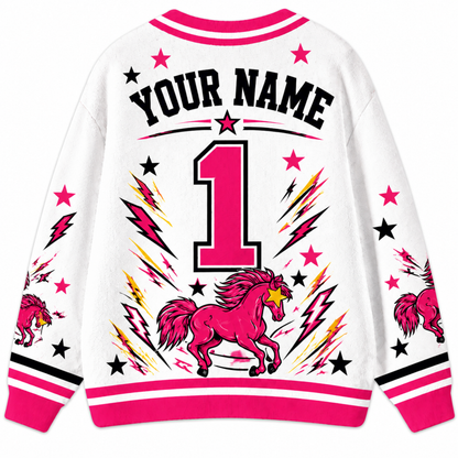 Chaotic Club Feather Headdress Spirit Mascot Cardigan