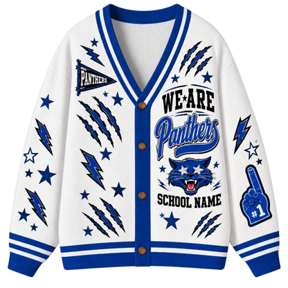 Chaotic Club Feather Headdress Spirit Mascot Cardigan