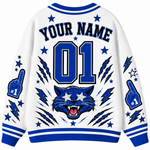 Chaotic Club Feather Headdress Spirit Mascot Cardigan