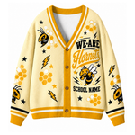 Chaotic Club Feather Headdress Spirit Mascot Cardigan