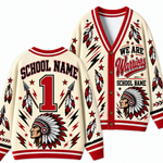 Chaotic Club Feather Headdress Spirit Mascot Cardigan