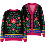 Chaotic Club Folk Art Wild Bloom Floral Cardigan