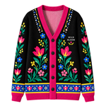 Chaotic Club Folk Art Wild Bloom Floral Cardigan