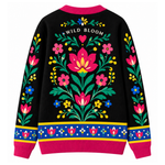 Chaotic Club Folk Art Wild Bloom Floral Cardigan