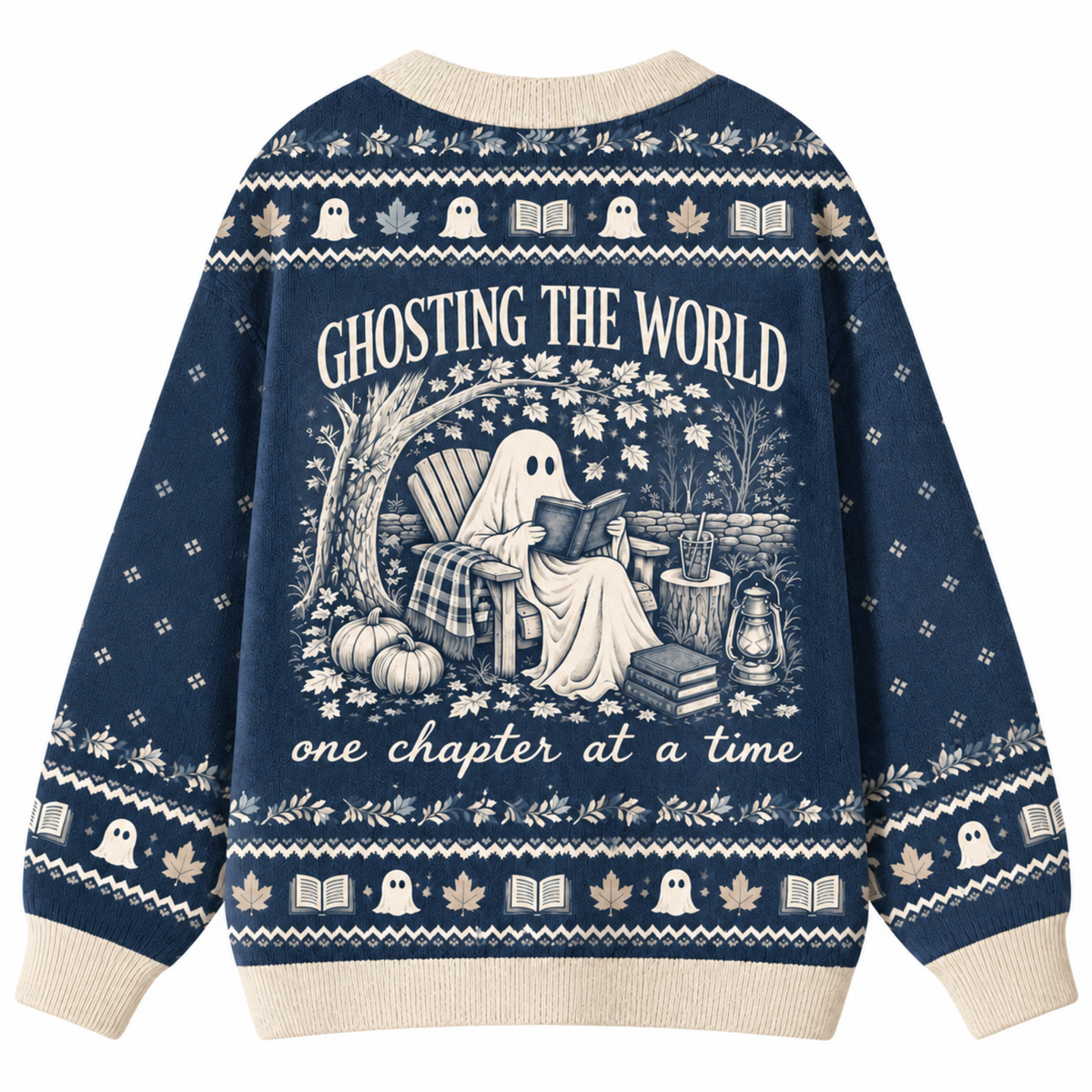 Chaotic Club Ghosting The World Knit Cardigan