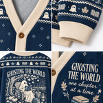 Chaotic Club Ghosting The World Knit Cardigan