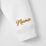 Chaotic Club Gingham Embroided Custom Game Day Mascot Head Quarter Zip Sweatshirt