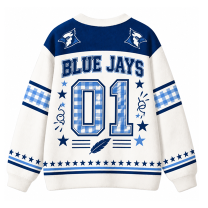 Chaotic Club Gingham Mascot Game Day Cardigan