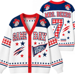 Chaotic Club Gingham Mascot Game Day Cardigan