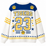 Chaotic Club Gingham Mascot Game Day Cardigan