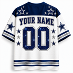Chaotic Club Glitter Football Helmet Bow Game Day Sports Mesh Jersey