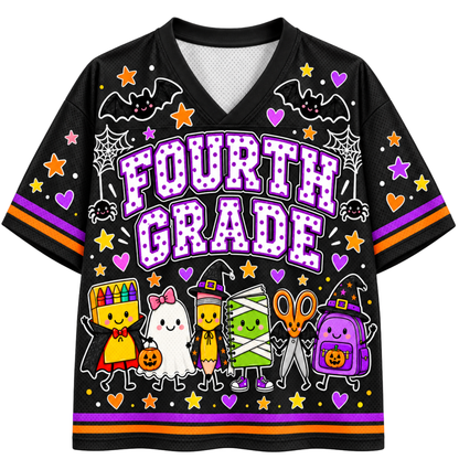 Chaotic Club Halloween School Supplies Sports Mesh Jersey