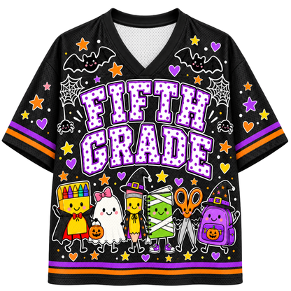 Chaotic Club Halloween School Supplies Sports Mesh Jersey