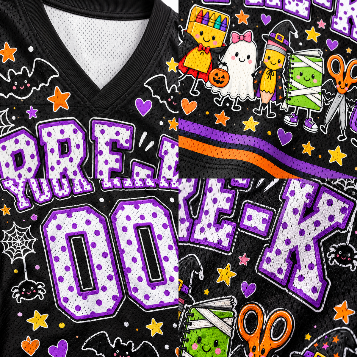 Chaotic Club Halloween School Supplies Sports Mesh Jersey