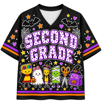 Chaotic Club Halloween School Supplies Sports Mesh Jersey