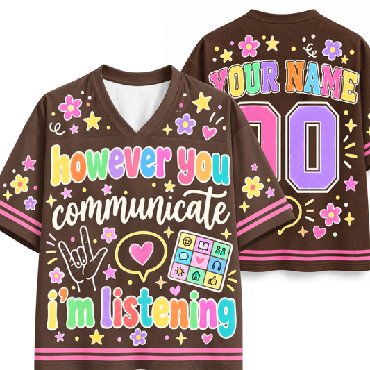 Chaotic Club However You Communicate Mesh Jersey