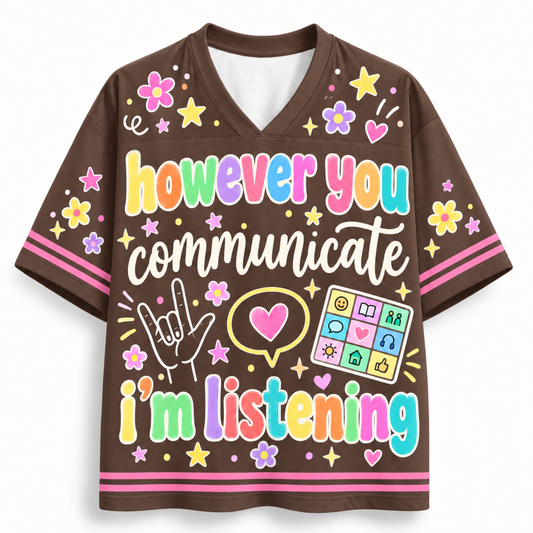Chaotic Club However You Communicate Mesh Jersey