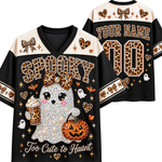 Chaotic Club Leopard Bow Halloween Mesh Jersey