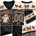 Chaotic Club Leopard Bow Halloween Mesh Jersey