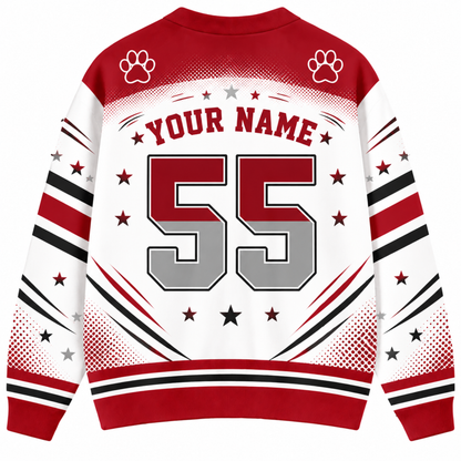 Chaotic Club Mascot Paw Spirit Game Day Cardigan