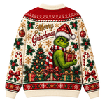 Chaotic Club Monster Holiday Gift Knit Cardigan