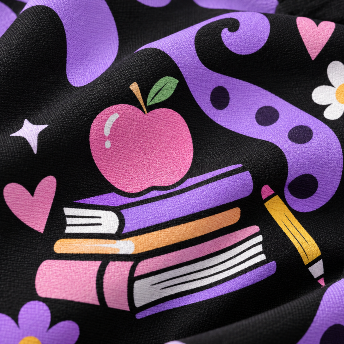 Chaotic Club Neon Flame Teacher Custom Knit Cardigan