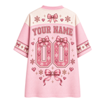 Chaotic Club Personalized Gingerbread Leopard Luxury Mesh Jersey