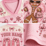 Chaotic Club Personalized Gingerbread Leopard Luxury Mesh Jersey