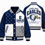 Chaotic Club Personalized Mascot Polka Dot Varsity Jacket