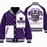 Chaotic Club Personalized Mascot Polka Dot Varsity Jacket