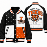 Chaotic Club Personalized Mascot Polka Dot Varsity Jacket