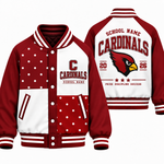 Chaotic Club Personalized Mascot Polka Dot Varsity Jacket