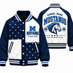 Chaotic Club Personalized Mascot Polka Dot Varsity Jacket